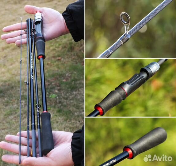 Спиннинги разные, длина 120, 180, 210 см