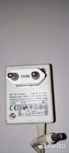 Адаптер блок питания 12v