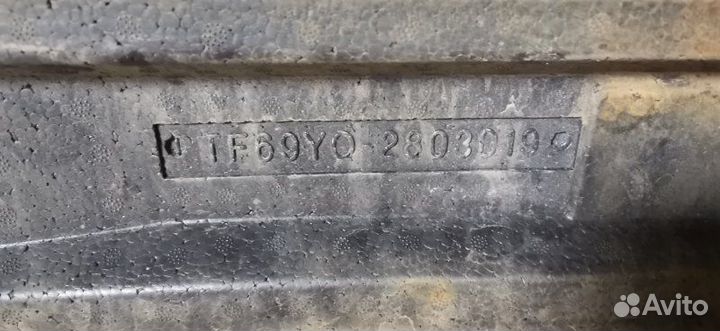 Абсорбер усилитель переднего бампера Шевроле Ланос