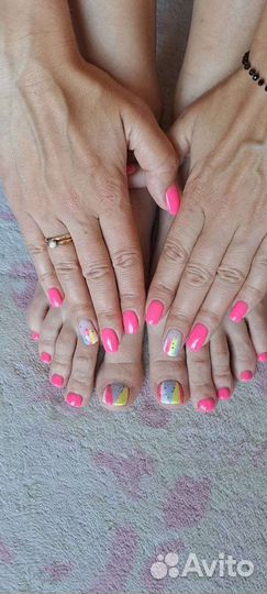 Маникюр педикюр на дому