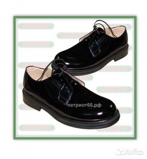 П/ботинки хромированные (лакированные)