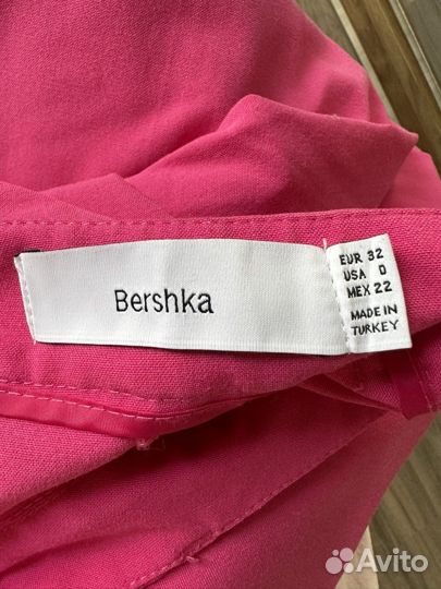 Брюки розовые bershka