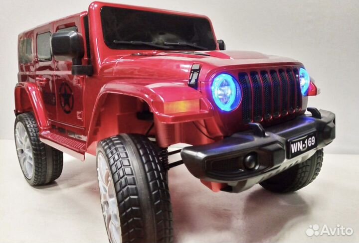 Детский электромобиль jeep новый позница опт