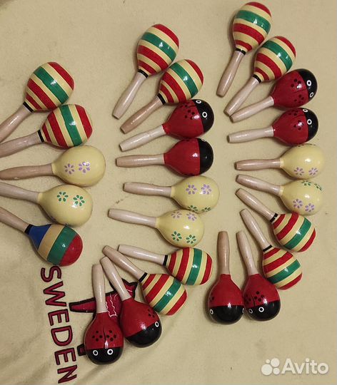 Маракасы детские 25 штук