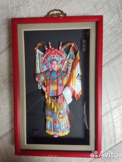 Картина керамика роспись