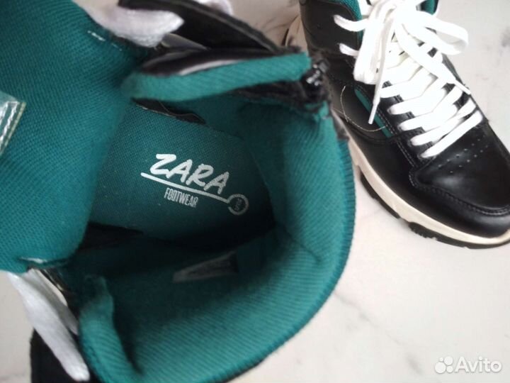 Р.34/35(22см) Zara Демисезонные ботинки д/мальчика