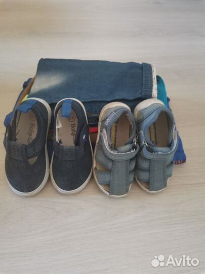 Вещи 80/86, обувь 22/23 пакетом на мальчика