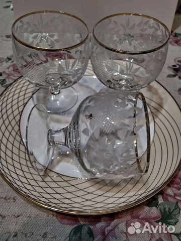 Чашки. Фужеры хрусталь