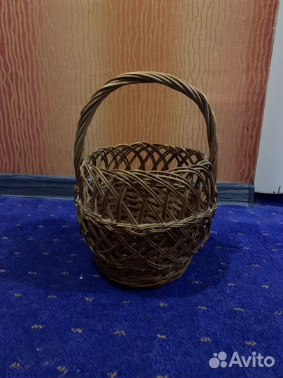Набор плетеных корзин