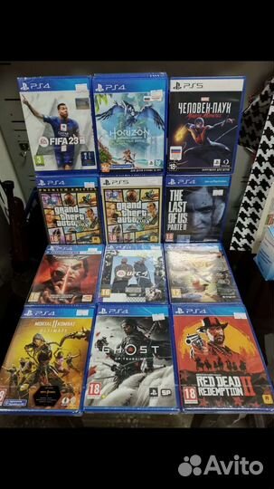 Лицензионные игры диск Playstation 4 и 5 xbox 360