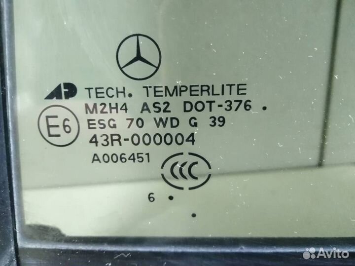 Стекло двери задней левой форточка Mercedes-Benz G