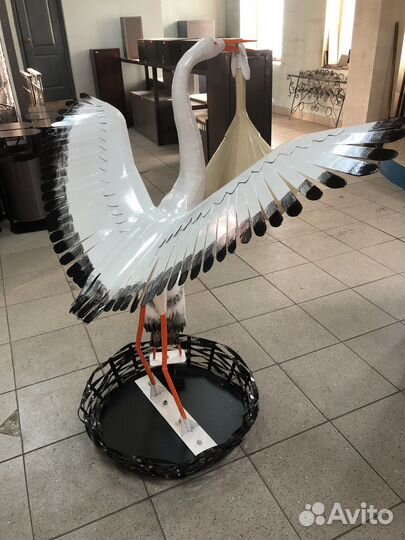 Аист ручной работы