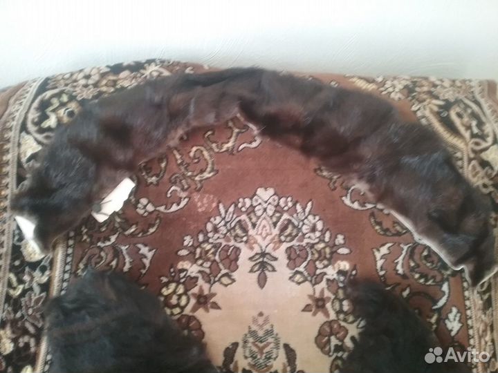 Воротники норка, песец, шкурка куски норка