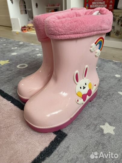 Детские резиновые сапоги