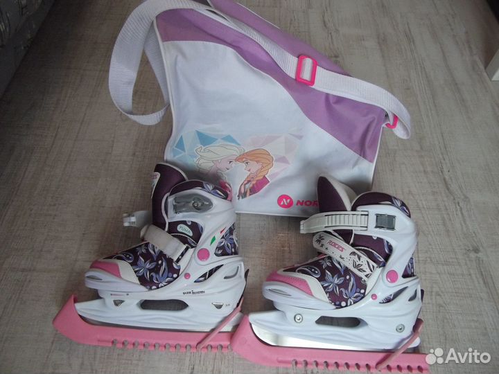 Коньки Roces Yuma р-р 30-35 с сумкой и чехлами