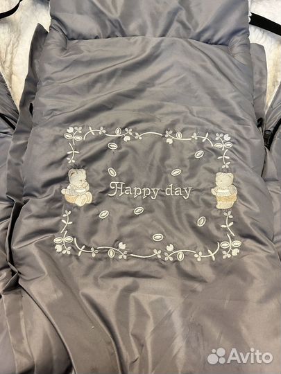 Зимний конверт в коляску