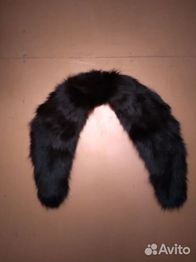 Меховой воротник натуральный мех для поделок