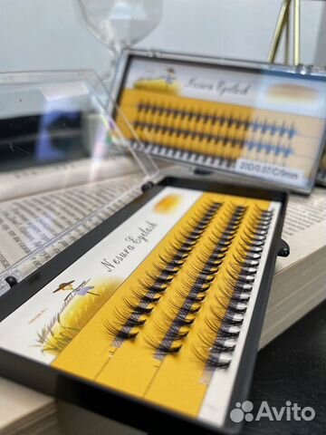 Накладные ресницы пучки
