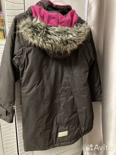 Пальто зимнее для девочки reima 128