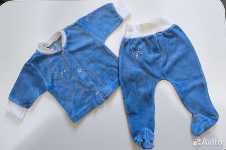 Большой пакет одежды для малыша 56-62-68 см