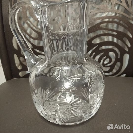 Хрустальный кувшин СССР, редкий