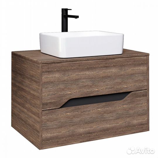 Тумба с накладной раковиной