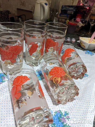 Стаканы комплект на 6 персон