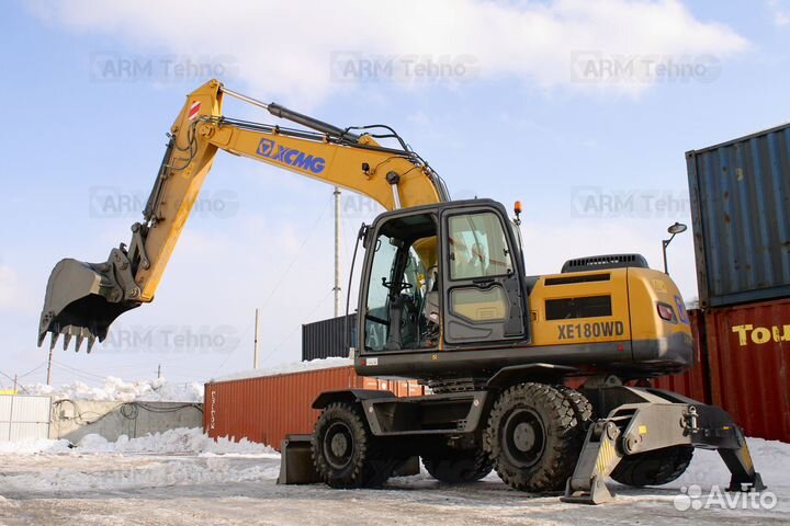 Колёсный экскаватор XCMG XE180WD, 2023