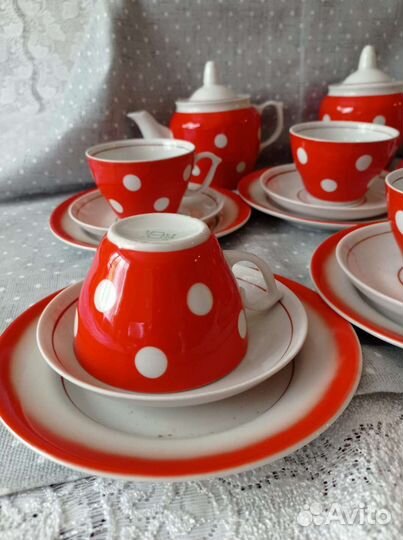 Винтажный чайный сервиз СССР