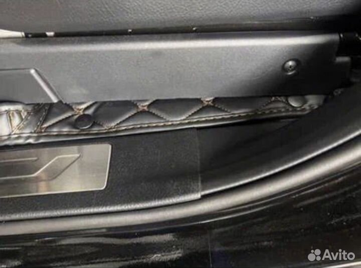 3Д коврики из экокожи KIA mohave 2021