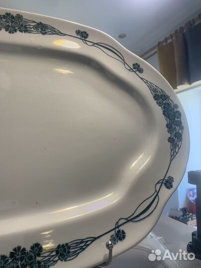 Блюдо Антикварные Дореволюционные Кузнецов