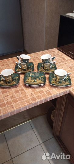 Кофейный сервис Египетский фарфор