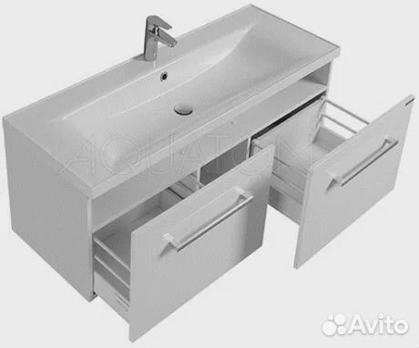 Тумба с раковиной aquaton (Акватон) 1a1280k4ma010