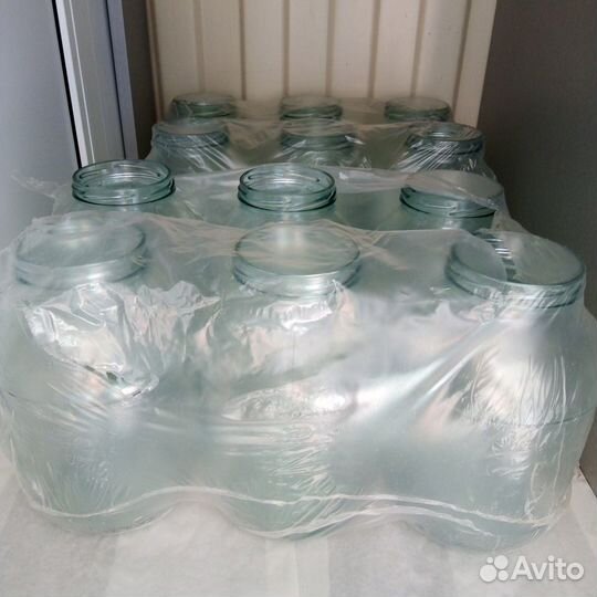 Новые банки стеклянные