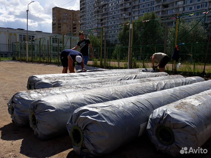 Искусственный газон (монтаж с вашим материалом)