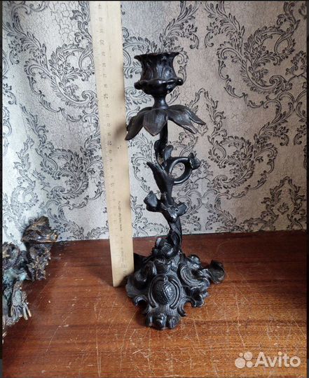 Каслинское литье.Подсвечник.1982 год