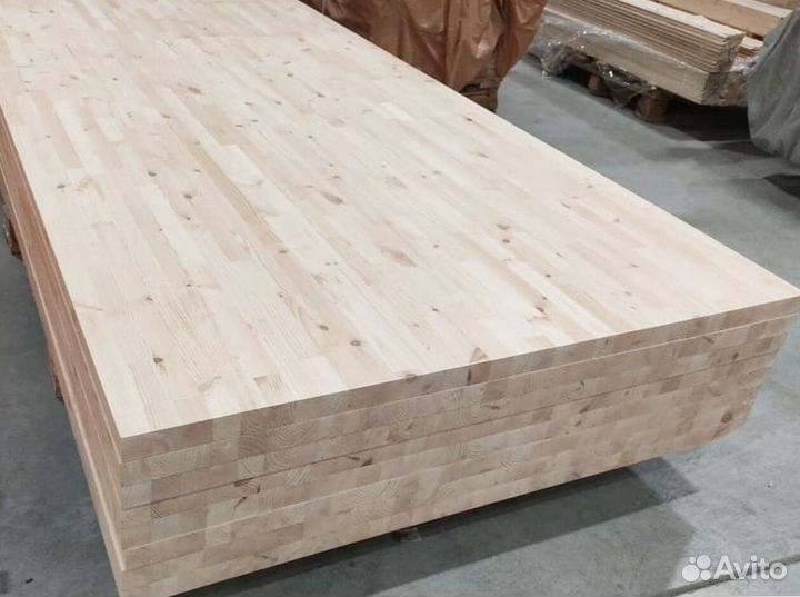 Мебельный щит 18*300*4000 мм сорт C, сращенный