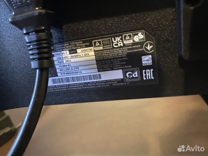 Монитор BenQ GW2780 27дюймов