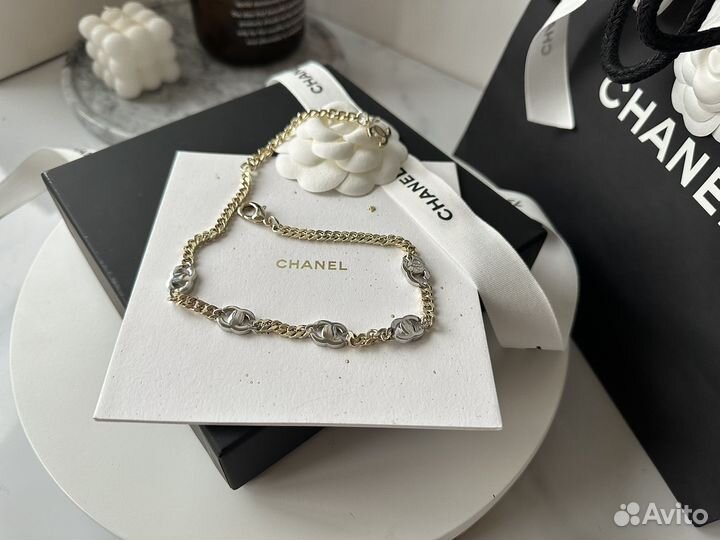 Чокер Chanel оригинал новый комплект бутика