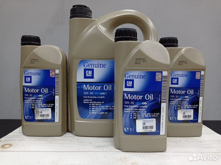 Масло моторное GM Дексос 2 5w30