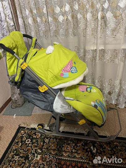 Санки коляска ника 7