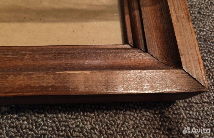 Рама багет деревянная со стеклом 68х47