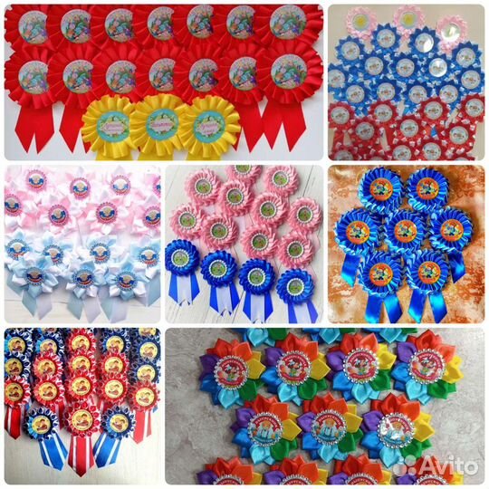Бантики для волос ручной работы