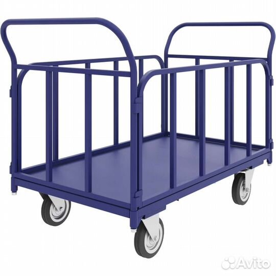 Тележка платформенная с трубчатыми бортами тб