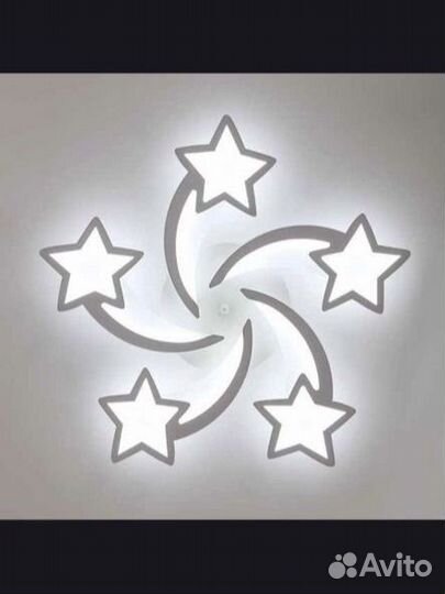 Светильник потолочный со звездами