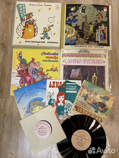 Пластинки детские
