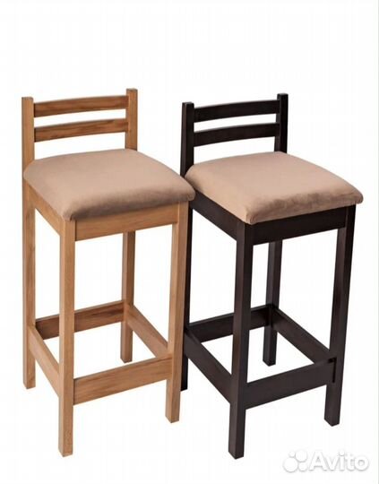 Стул барный из бука