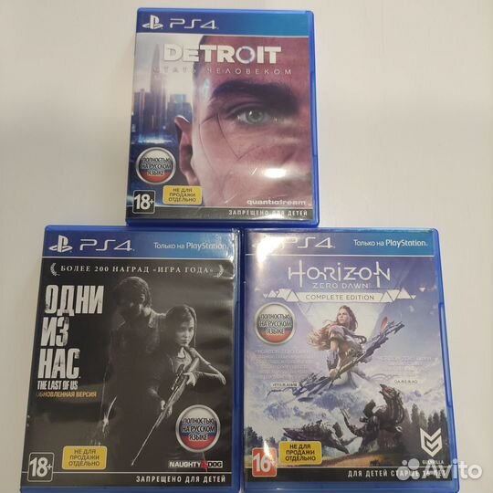 Игры на ps4.Детройт.Одни из нас.Horizon zero dawn