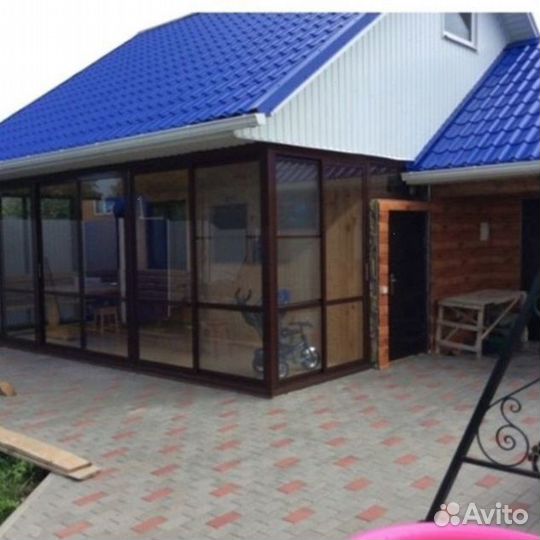 Пластиковые окна. Остекление частных домов