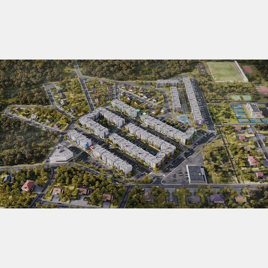 1-к. квартира, 40 м², 2/4 эт.